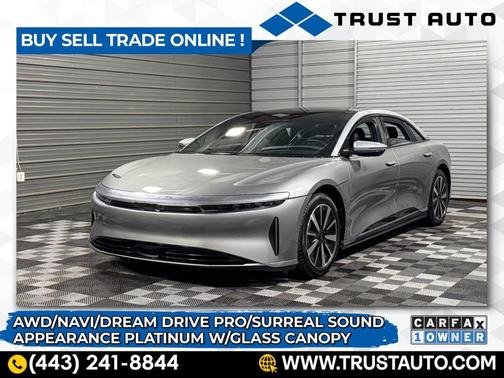 2022 Lucid Air Grand Touring AWD Electric Sedan