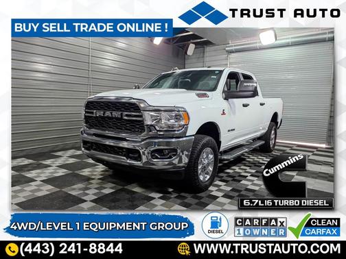 2023 RAM 2500 Big Horn 4WD Crew Cab Cummins Turbo Diesel Pickup Truck w/Level 1 Equipment Group