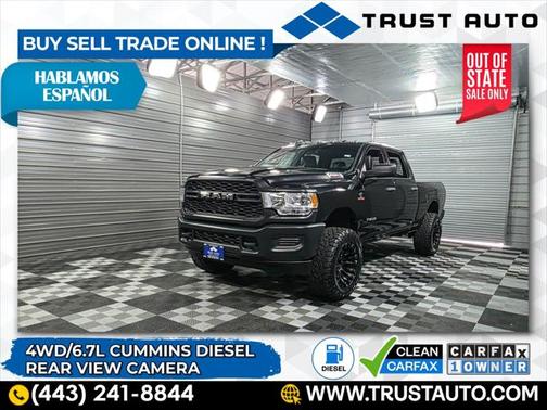 2022 RAM 2500 Tradesman 4WD Cummins Diesel Pickup Truck