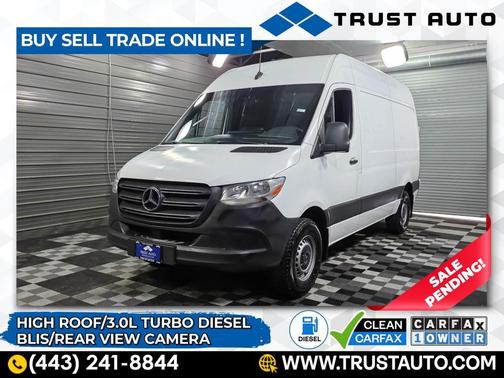 Arctic White 2020 Mercedes-Benz Sprinter 2500 High Roof
