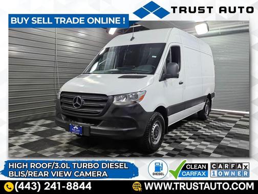 Arctic White 2020 Mercedes-Benz Sprinter 2500 High Roof