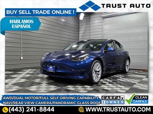 2021 Tesla Model 3 Long Range