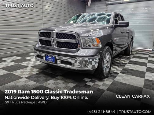 Granite Crystal Metallic Clearcoat 2019 RAM 1500 Tradesman