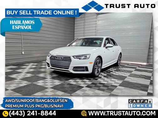 2018 Audi A4 2.0T Tech Premium