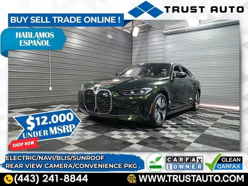 2024 BMW i4 Gran Coupe eDrive35 Gran Coupe 4-Door Electric Luxury Hatchback