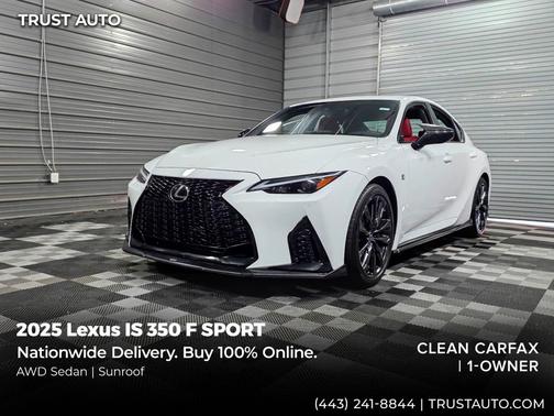 ultra white 2025 Lexus IS 350 Base