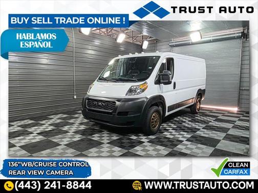 2019 RAM ProMaster 1500 Low Roof