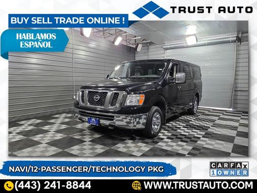 2017 Nissan NV Passenger NV3500 HD SV Minivan/Van w/Technology Pkg