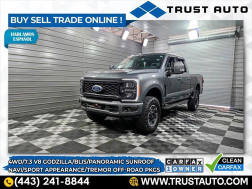 2023 Ford F-250 LARIAT 4WD Crew Cab 7.3L V8 Godzilla Pickup Truck w/Sport Appearance/Tremor Off Road Pkgs