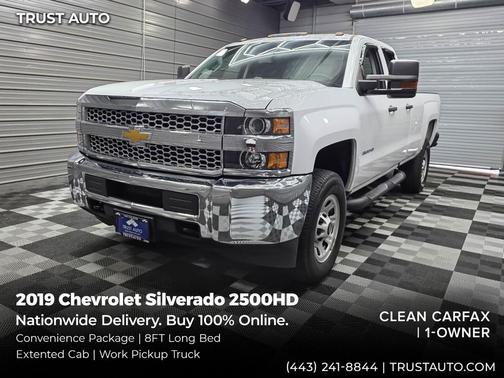 Summit White 2019 Chevrolet Silverado 2500 WT