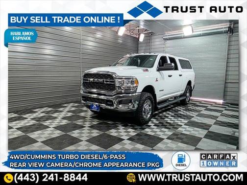 2022 RAM 3500 Tradesman 4WD Crew Cab Cummins Turbo Diesel Pickup Truck w/Chrome Appearance Group