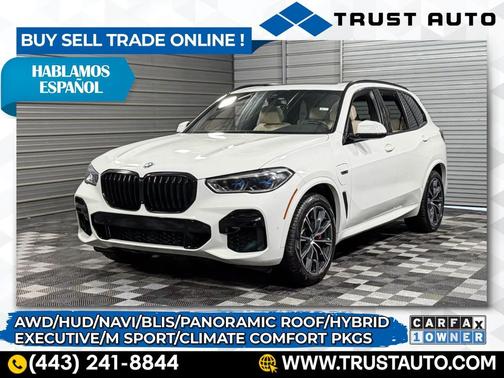 2022 BMW X5 xDrive45e AWD Hybrid Luxury SUV w/M Sport Pkg