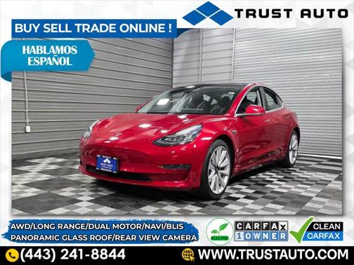 2020 Tesla Model 3 Long Range