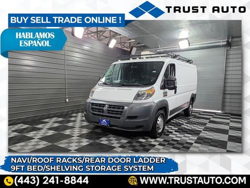2018 RAM ProMaster 1500 Low Roof