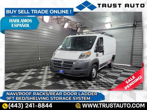 2018 RAM ProMaster 1500 Low Roof