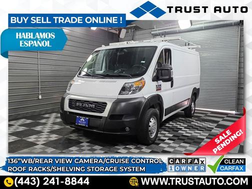2021 RAM ProMaster 1500 Low Roof