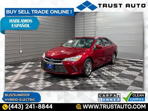 2017 Toyota Camry Hybrid XLE