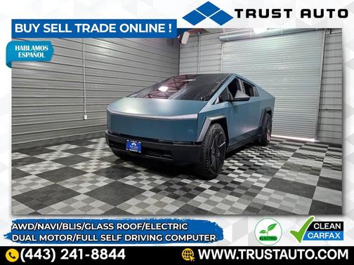 2024 Tesla Cybertruck Foundation AWD Crew Cab Electric Pickup Truck w/FSD