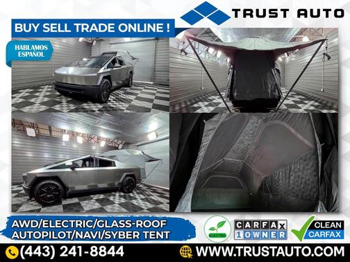 2024 Tesla Cybertruck AWD Crew Cab Electric Pickup Truck w/CyberTent