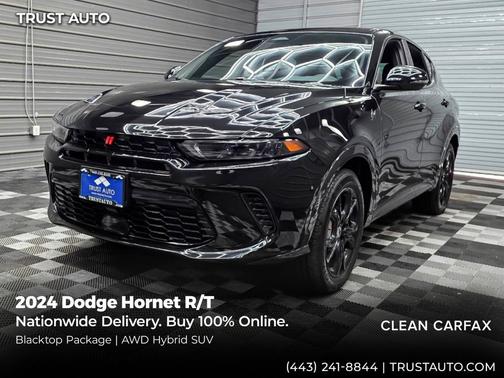 8 Ball 2024 Dodge Hornet R/T AWD Hybrid SUV w/Blacktop Pkg