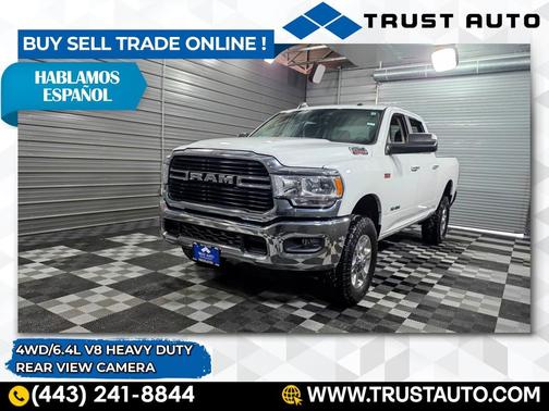 2019 RAM 2500 Big Horn 4WD Crew Cab 6.4L V8 Heavy Duty Pickup Truck