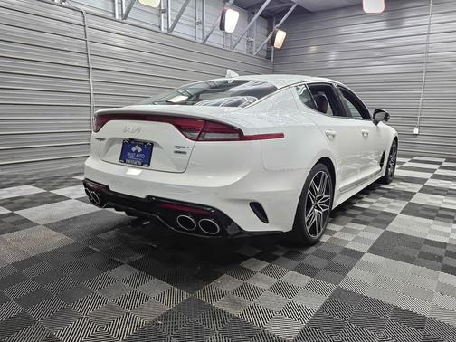 Snow White Pearl 2022 Kia Stinger GT2 AWD Luxury 4-Door Sedan