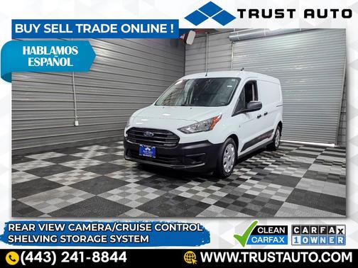 2022 Ford Transit Connect XL 121''WB Minivan/Van w/Rear Symmetrical Doors/Shelving Storage System