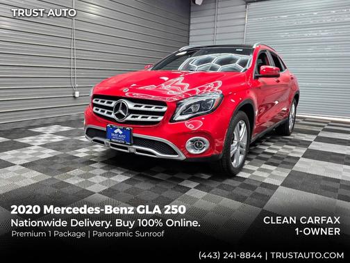 Jupiter Red 2020 Mercedes-Benz GLA 250 4MATIC