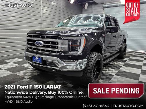 Agate Black Metallic 2021 Ford F-150 XLT