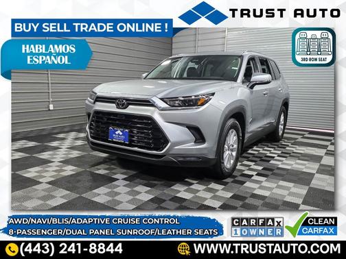 2025 Toyota Grand Highlander Hybrid XLE