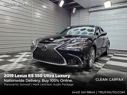 Obsidian 2019 Lexus ES 350 Ultra Luxury