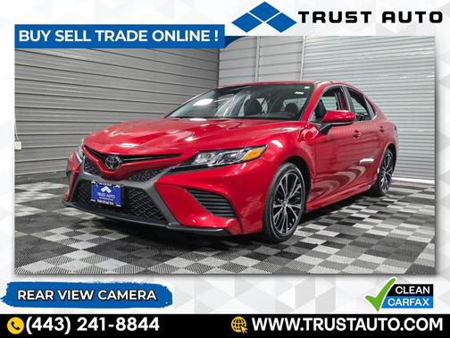 Supersonic Red 2019 Toyota Camry SE