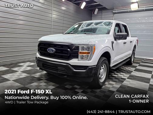 Oxford White 2021 Ford F-150 XL