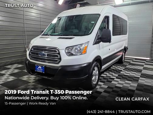 Oxford White 2019 Ford Transit-350 XLT
