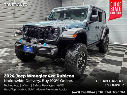 Anvil Clear Coat 2024 Jeep Wrangler 4xe Rubicon