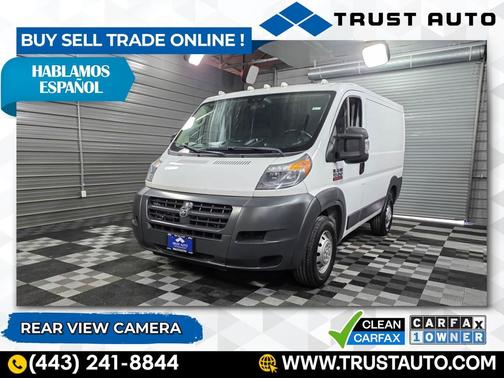 2018 RAM ProMaster 1500 Low Roof