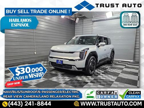 2024 Kia EV9 Land AWD 6-Passenger Electric Luxury SUV w/Relaxation Pkg