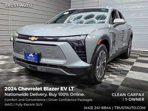 Sterling Gray Metallic 2024 Chevrolet Blazer EV eAWD LT