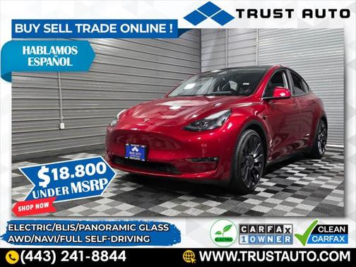 2024 Tesla Model Y Performance AWD Electric Luxury SUV