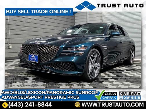 2023 Genesis G80 2.5T AWD Luxury Sedan w/Sport Prestige Pkg