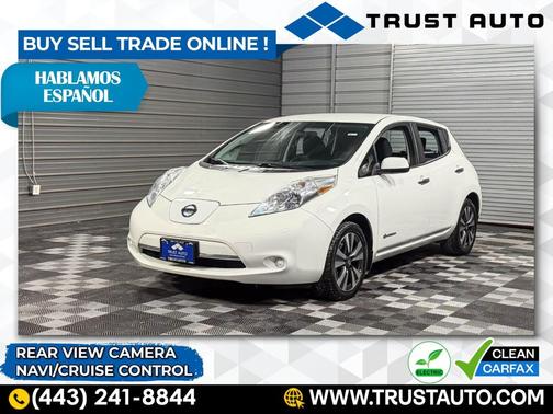 2017 Nissan Leaf SV Electric Hatchback