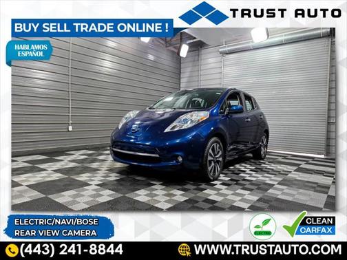2016 Nissan Leaf SL Electric Hatchback w/Premium Pkg