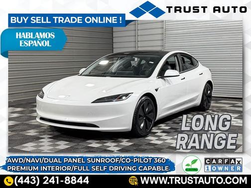 2025 Tesla Model 3 Long Range