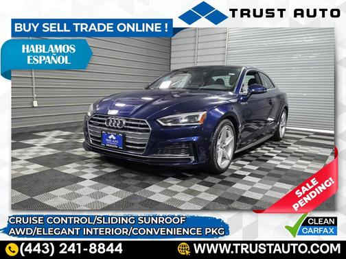 2019 Audi A5 Premium AWD Coupe w/Convenience Pkg
