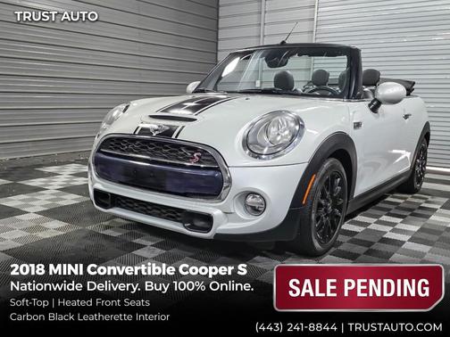 White Silver Metallic 2018 MINI Convertible Cooper S