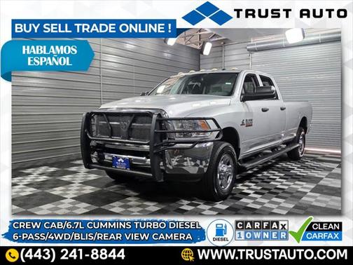 2017 RAM 3500 Tradesman 4WD Crew Cab Long Bed Cummins Turbo Diesel Pickup Truck