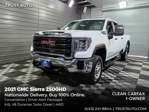 Summit White 2021 GMC Sierra 2500 Base