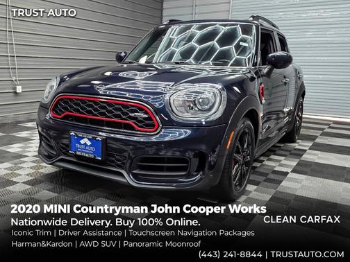 MINI Yours Enigmatic Black Metallic 2020 MINI Countryman John Cooper Works ALL4