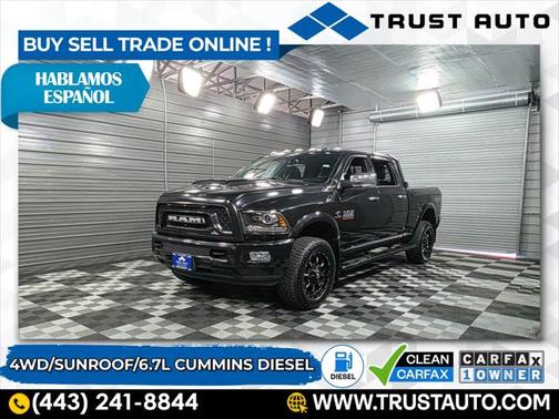 2018 RAM 2500 Limited 4WD Crew Cab Cummins Diesel Pickup Truck