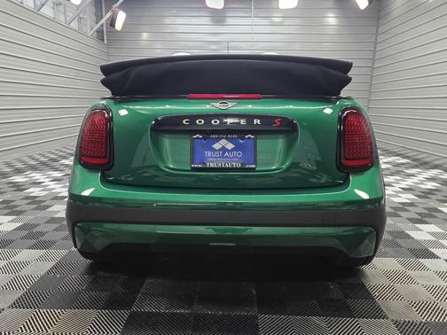 British Racing Green IV Metallic 2025 MINI Convertible S Soft-Top Convertible
